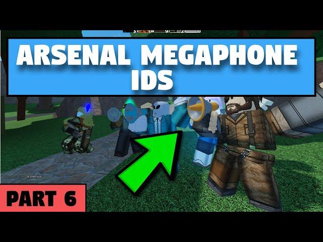 ROBLOX Arsenal Megaphone Emote IDs/Codes *2020*