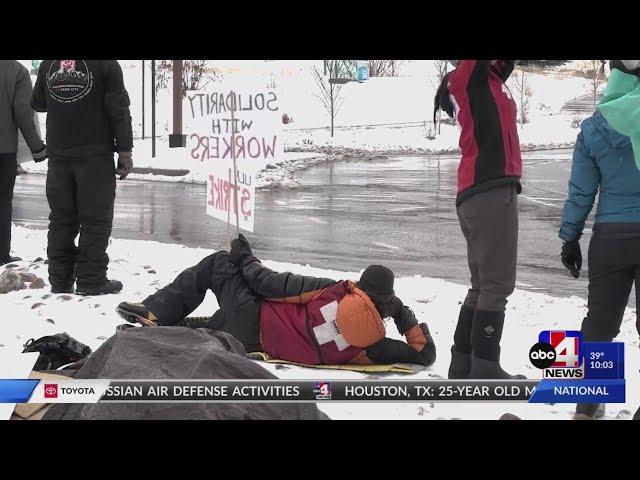 Park City ski patrollers continue to strike