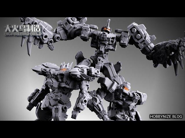 BigFireBird Build Titanic Legion One [Brimstone, Moutain Crasher, Swift Shadow] Model Kit