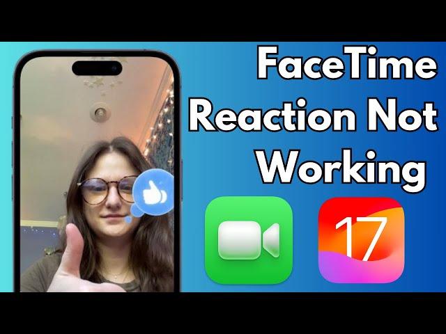 How To Fix FaceTime Reaction Not Working in iOS 17 on iPhone