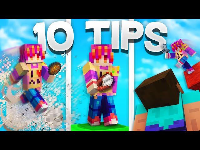 10 HIGH LEVEL Tips & Tricks for Minecraft Bedwars! (2024 Guide)