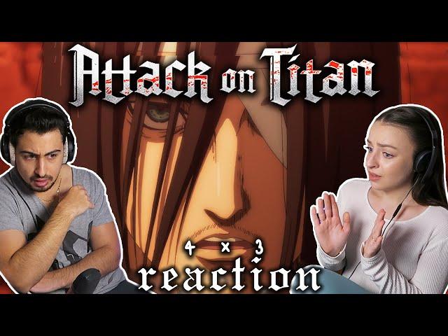 Attack on Titan 4x3 REACTION! | "The Door of Hope"