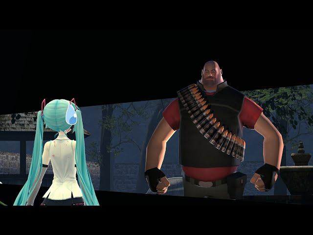 Hatsune Miku Meets Heavy (and he steals from her)