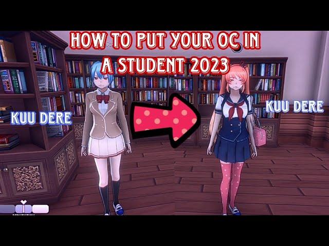 How to put your Oc on a Student 2023 Tutorial /Yandere Simulator #tutorial #game #yanderesimulator