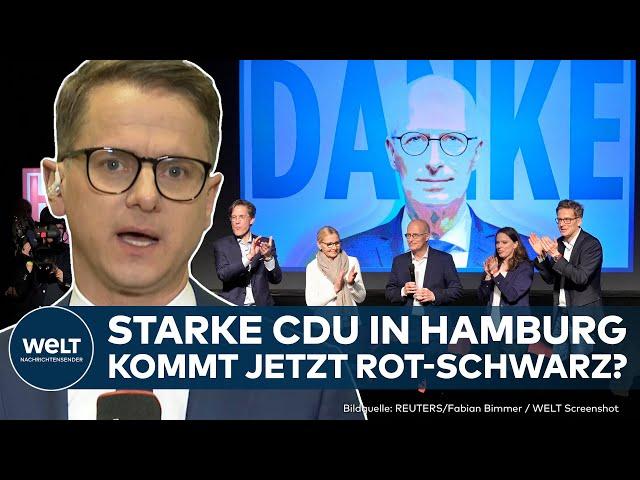 WAHL IN HAMBURG: CDU legt stark zu! Kommt jetzt rot-schwarz? Grüne könnten mitregieren