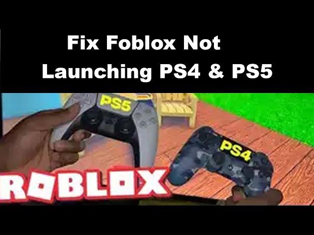 how to fix roblox not launching ps4 / ps5 | Roblox not working PS4 / PS5 Problem Solved