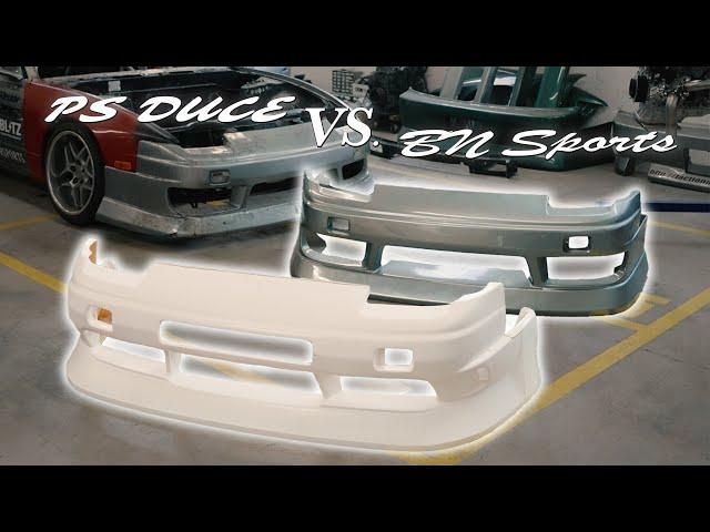 180sx Front Bumper Comparison | PS Duce vs BN Sports