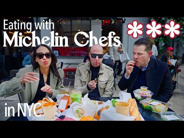 Spending the DAY with MICHELIN Chefs Eating & Drinking in NYC | Ft. Max Natmessnig and Marco Prins