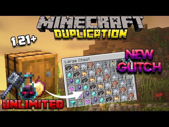 THE ONLY WORKING 1.21 DUPLICATION GLITCH FOR MINECRAFT JAVA! || Easiest Duplication 1.21