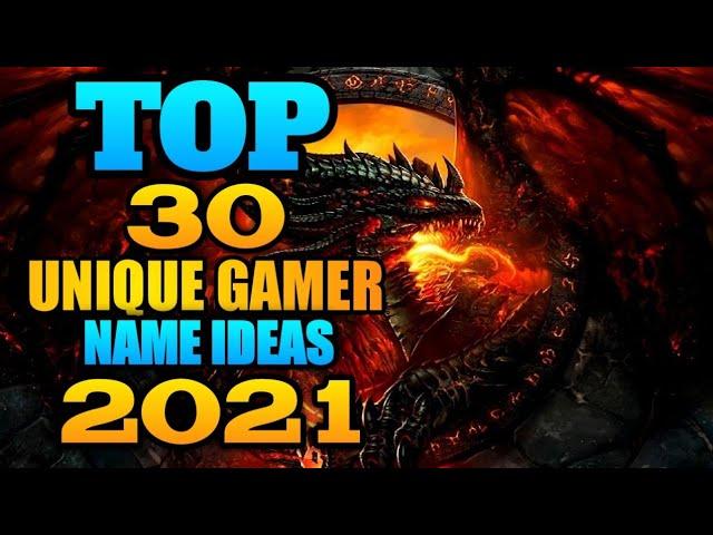 Top 30 Unique Gamer Name Ideas || Cool & Unique names for #freefire and #pubg || #Axomff9