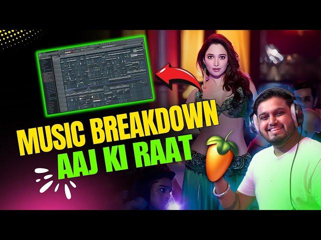 Aaj Ki Raat (Stree 2) Music Breakdown - FL Studio With Kurfaat