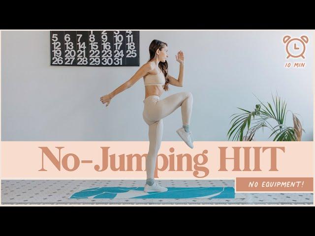 10-MIN No-Jumping HIIT Workout (No Repeats! No Equipment!)