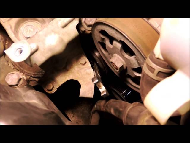 Honda CR-V Serpentine Belt Installation 2007 - 2011 in a half hour with no special tools