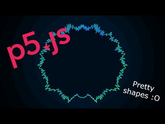 Audio Visualizer Coded in p5.js!