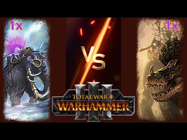 Can 2 War Mammoths (Warshrine) TAKE DOWN 1 Dread Saurian in Total War: Warhammer 3?