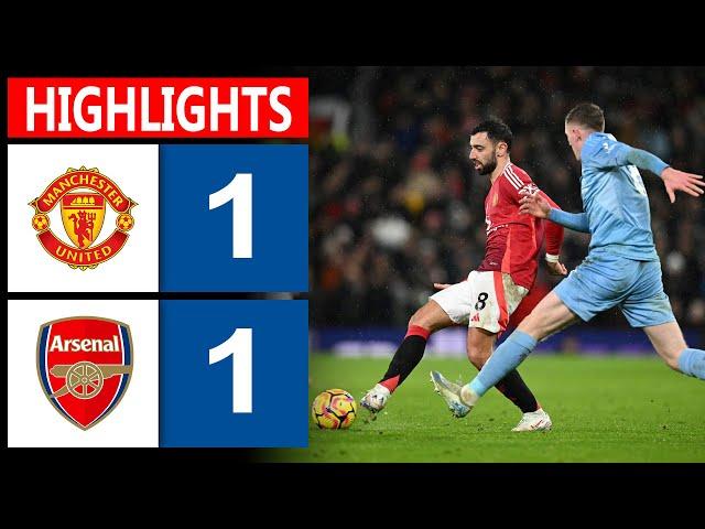 HIGHLIGHT (1-1) | Manchester United vs Arsenal | English Premier League 2024/25 Highlights