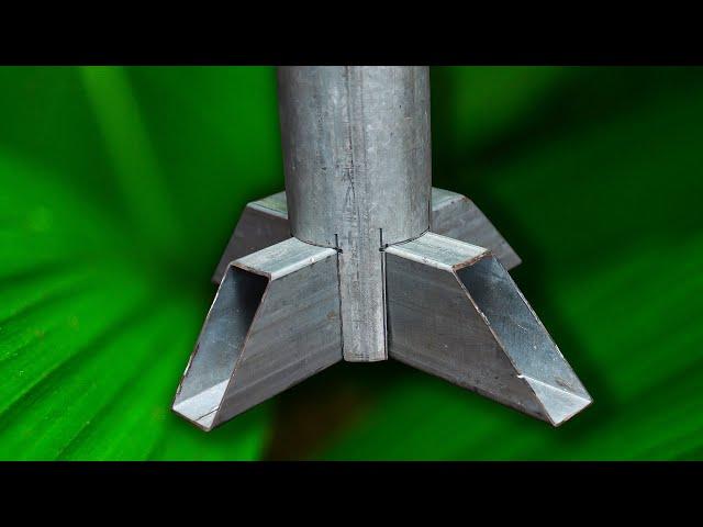 Make a Round Tube Joint | Square Tube Joint Ideas