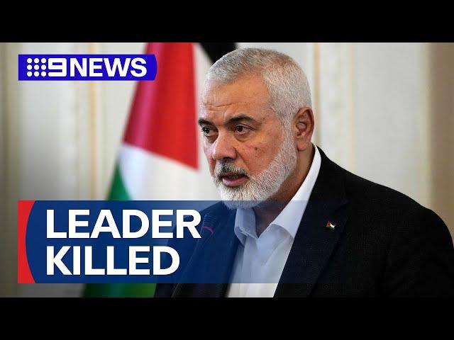 Top Hamas leader killed in 'targeted' Israeli strike | 9 News Australia