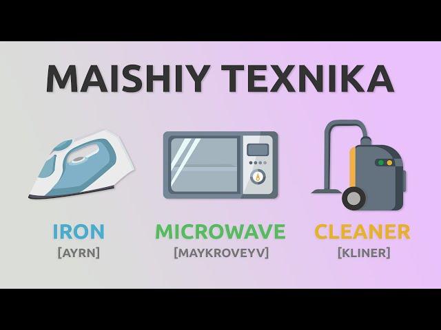 Maishiy texnika (Home appliances)