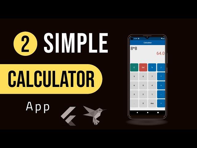 Flutter Calculator App Tutorial for Beginners | Course Flutter بالعربي