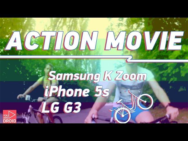 ACTION MOVIE на LG G3, Galaxy K Zoom и iPhone 5s | UADROID