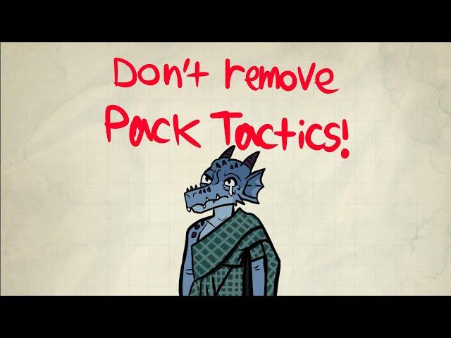 Please don't remove Pack Tactics from Kobolds!  - D&D 5E