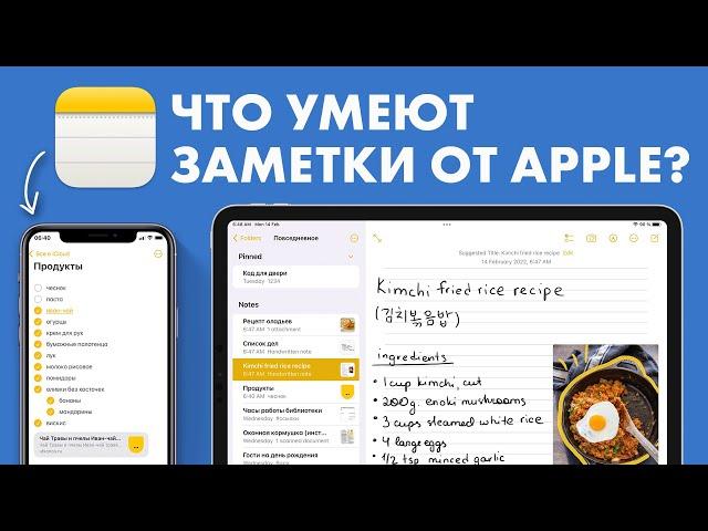 Гид по Apple Notes: обзор функций и советы | Заметки Apple