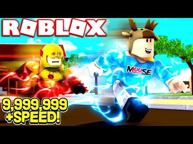 FASTEST MAN ALIVE IN ROBLOX SPEED SIMULATOR! (1,000,000 SPEED!)