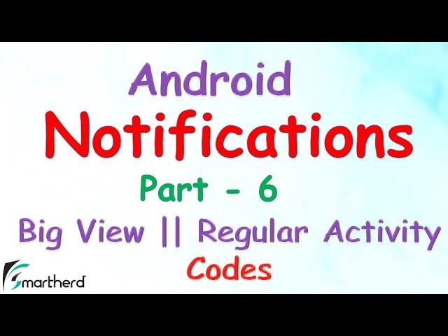 #95 Android Notification Tutorial Part-6 || Big View || BigText Style || BigPicture Style || Inbox