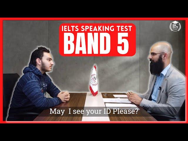 IELTS speaking test band score 5