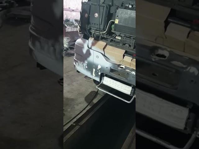 грунтуем бампер на маn