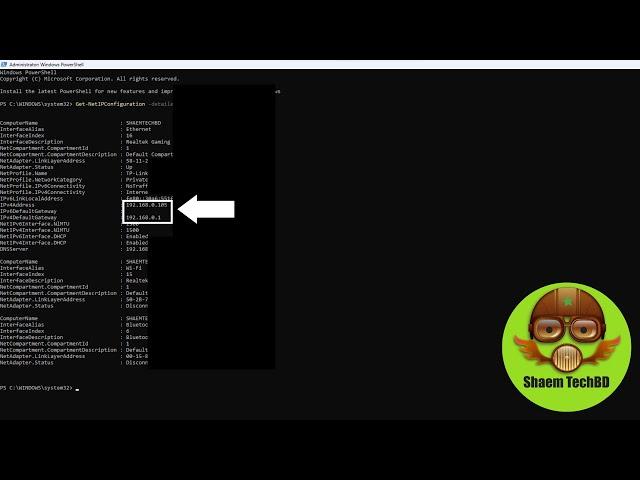 How to Check IP from PowerShell on Windows 11