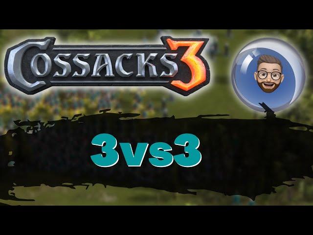 Cossacks 3 - 3vs3 Multiplayer | GAMEPLAY | 2023