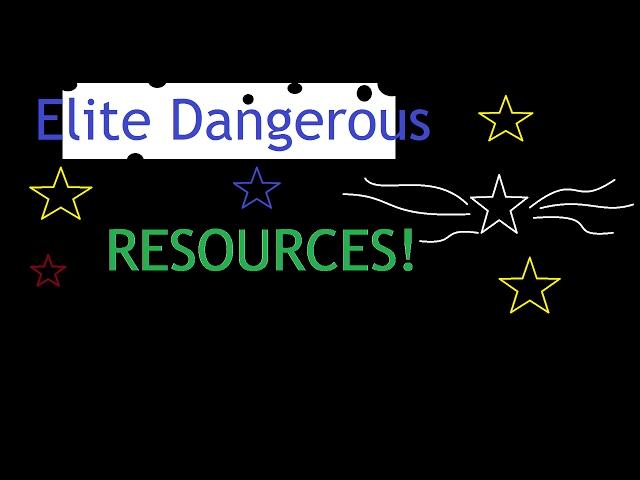 Elite Dangerous websites and tools for finding resources