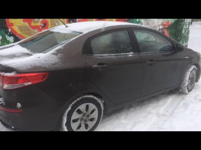 Снятие задней полки Kia Rio