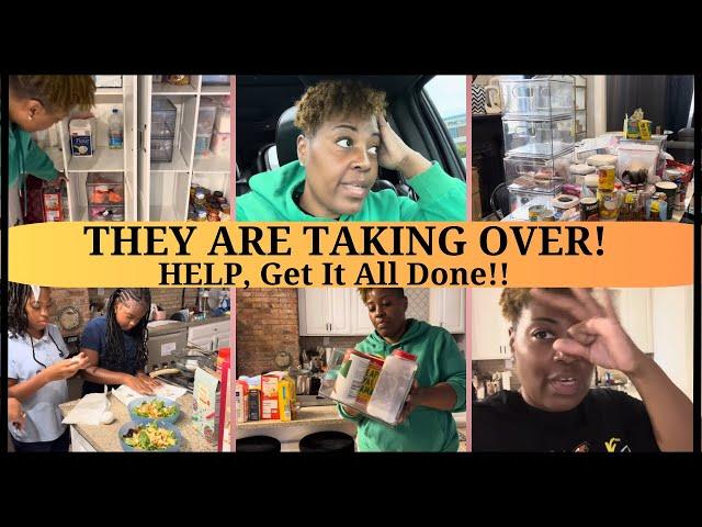 **NEW** THEY ARE TAKING OVER! SEND HELP, GET IT ALL DONE! PANTRY DEEP CLEAN & DECLUTTER, TWINS FOOD