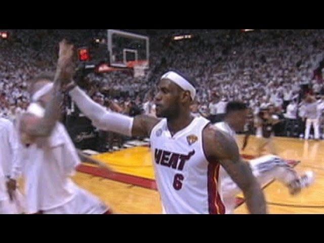 NBA Finals 2013: LeBron James' Late 19-Foot Jumper Helps Seal NBA Championship for Heat