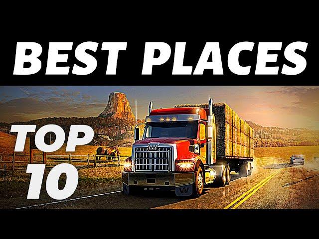 Top 10 Places in Wyoming | Best Places To Visit in Wyoming DLC - Early Access | ATS