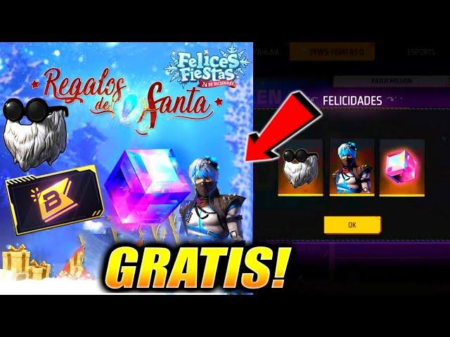  URGENTE!! NUEVOS PREMIOS GRATIS NAVIDAD 2024 en FREE FIRE LATAM EVENTO SORPRESA REGALOS FF