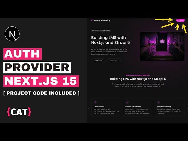 Implementing Auth With Next.js 15 and Strapi 5 Headless CMS [ Code Included ]