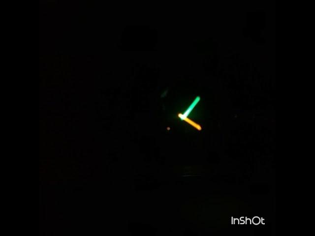 Lightsaber practice at night!