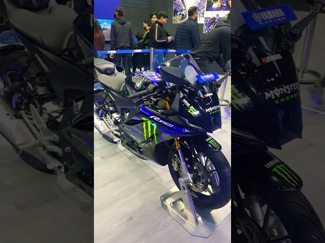 Yamaha R15M Monster Edition | Bharat Mobility Global Expo 2024 #trending#viral#yamaha#r15#monster