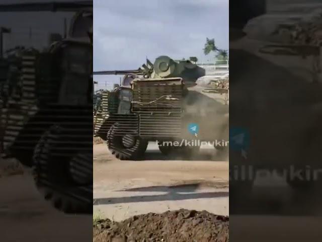 Ukrainian BTR-3E with add on cage armor in the east #shorts