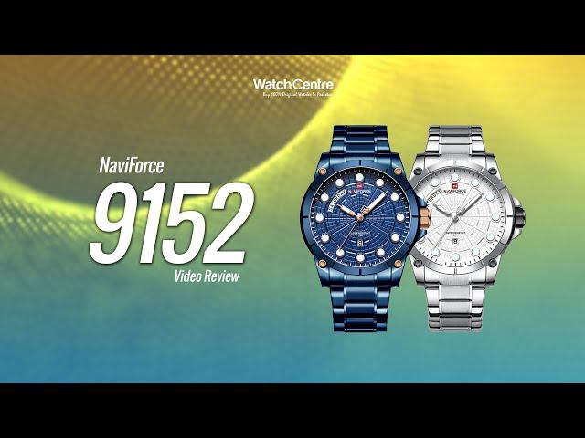 NaviForce 9152 Full Stainless Steel Men's Analog Watch Video Review