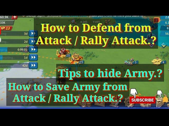 how to defend from Attack / Rally Attack in LORDS MOBILE @LordHero0011 #lordsmobile #gaming #games