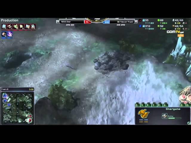 Dear vs SoO game 1: GSL Code S Grand Finals