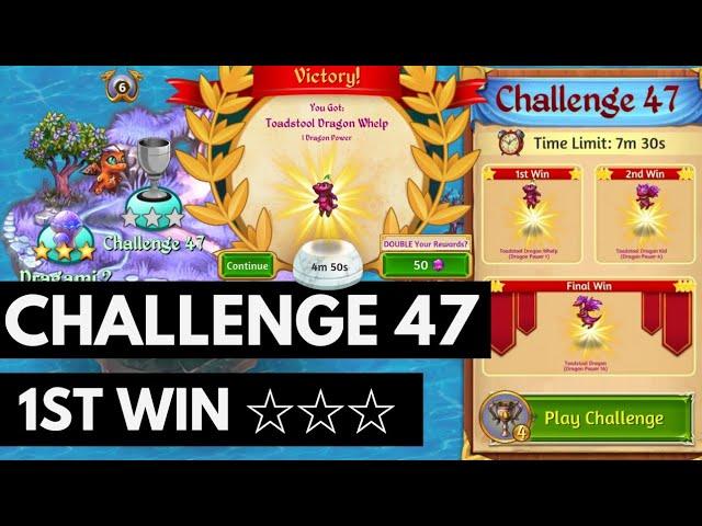 Merge Dragons Challenge 47 • 4m50s On 1st Win 