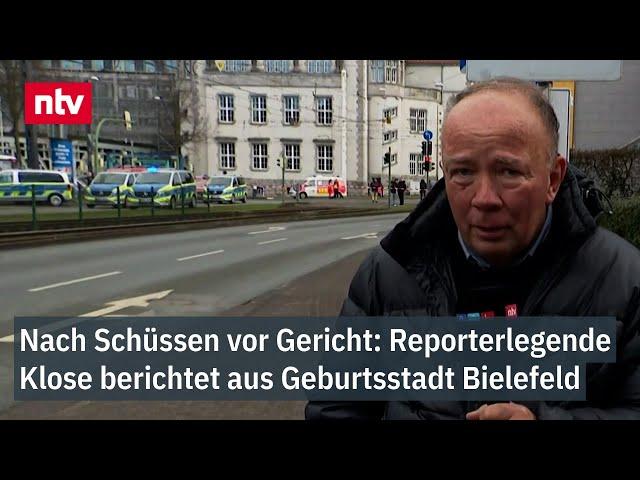 Nach Schüssen vor Gericht: Reporterlegende Klose berichtet aus Geburtsstadt Bielefeld