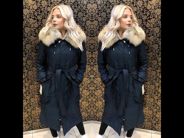 Эксклюзивные итальянские модели парок ЛЮКС ПАРКИ с мехомШУБЫ МЕХА FURS РЫНОК САДОВОД ТЦ МОСКВА