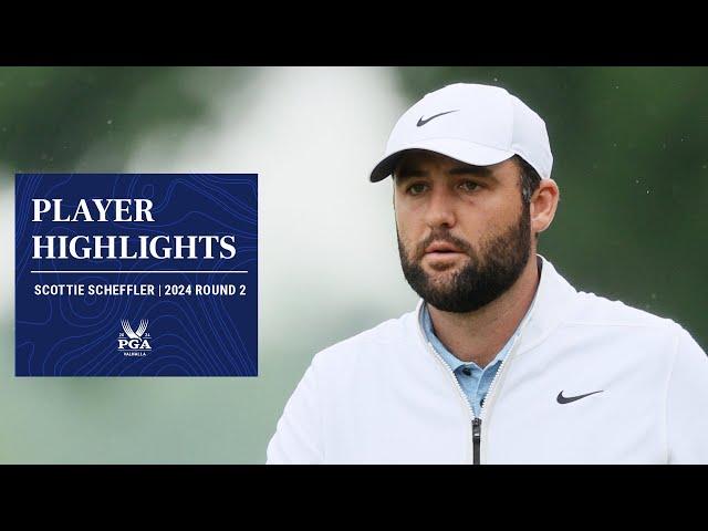 Scottie Scheffler Shoots 5-Under 66 | Round 2 Highlights | 2024 PGA Championship